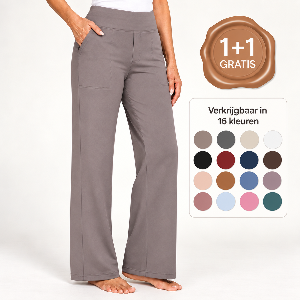 Sanne – Dé comfortabele stretchbroek voor elke vrouw - 1+1 GRATIS