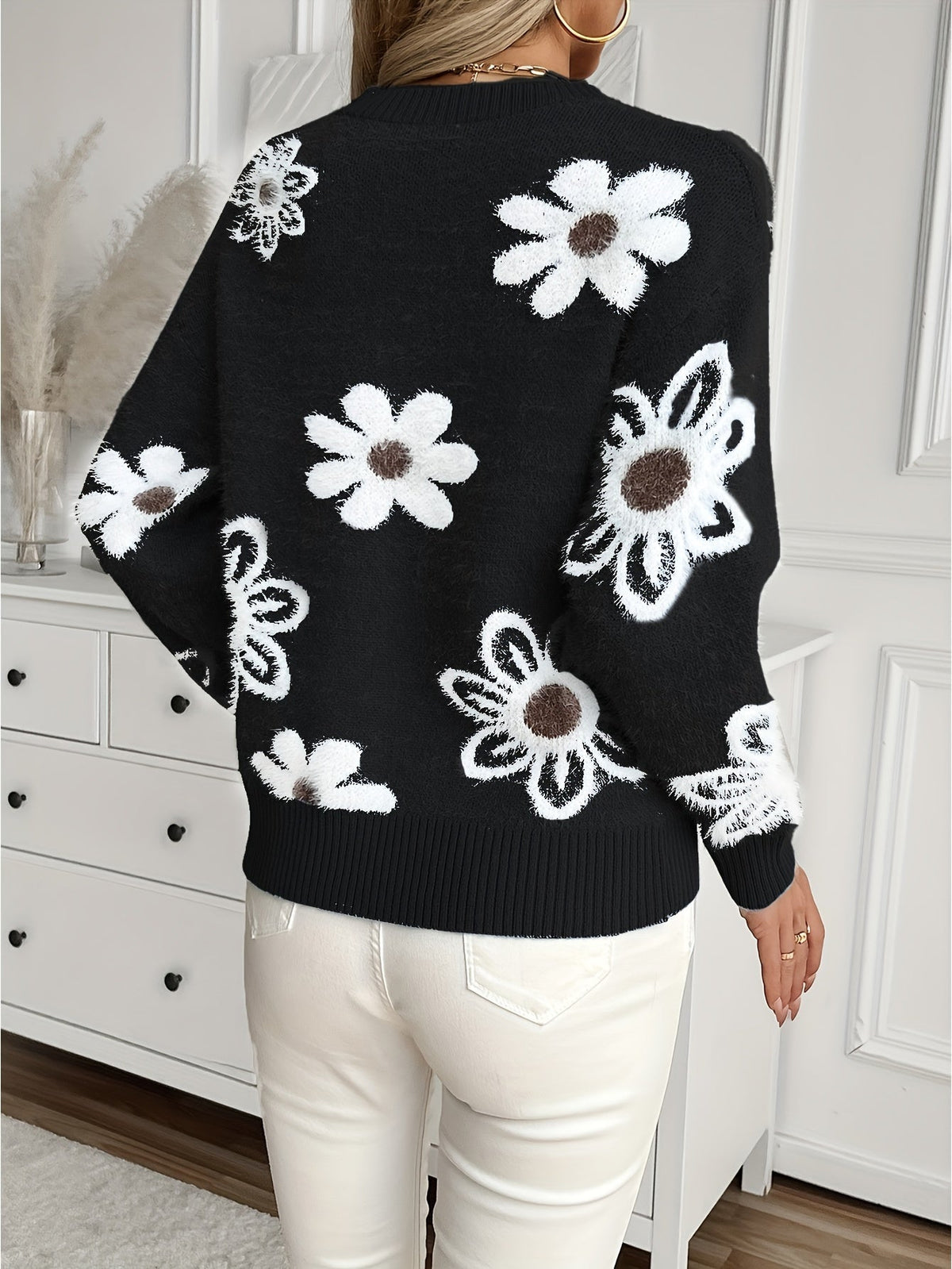Madeleine - Pull floral pour femmes