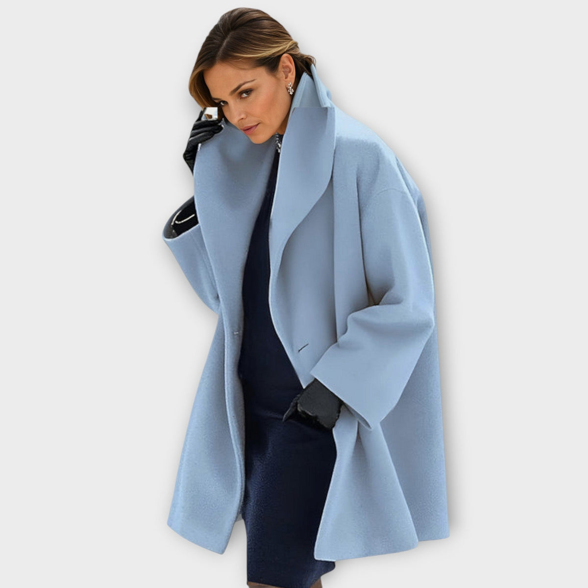 Zoé - Veste en laine coupe-vent