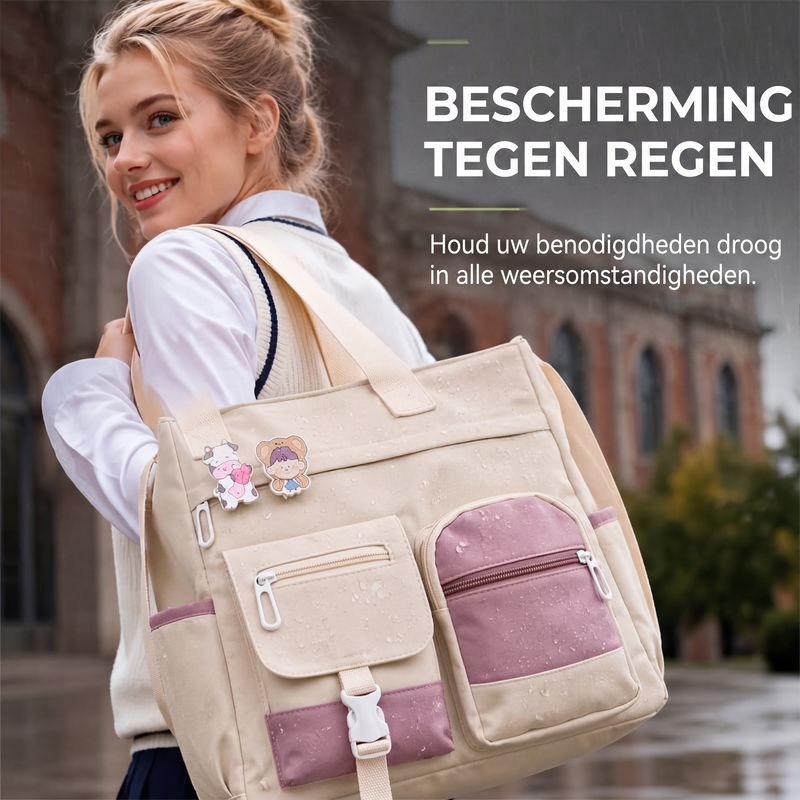 Tess - Canvas Schoudertas